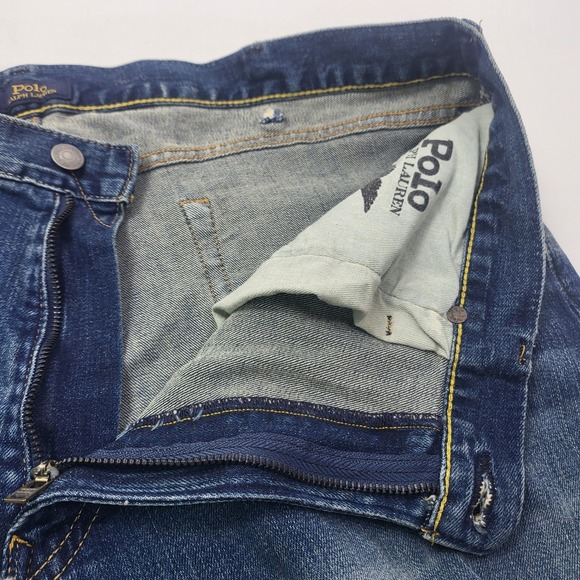 Polo Ralph Lauren Varick Slim Straight Dark Wash Men's Jeans Size  38x30 - Picture 4 of 12